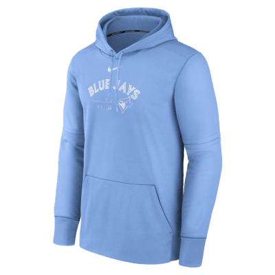 Toronto Blue Jays Authentic Collection Practice Men's Nike Therma MLB  Pullover Hoodie